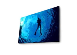 Wallity Lienzo Decorativo Iluminado con LEDs Multicolor 45x70 cm